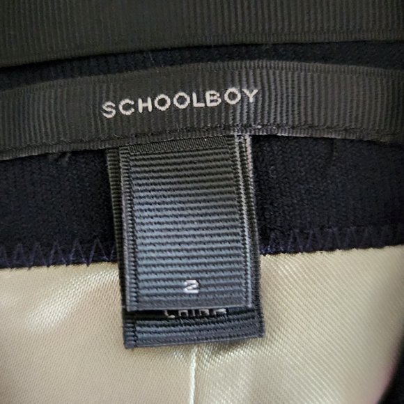 J. Crew schoolboy strong shoulder 2 gold button wool jacket/blazer Sz 2 - Picture 13 of 14